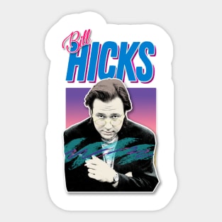 Bill Hicks / Retro Aesthetic Styled 90s Design Sticker